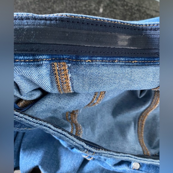 Anthropologie , The Madi Strapless Denim Midi Dress by Pilcro, Md ,EUC - Picture 11 of 14